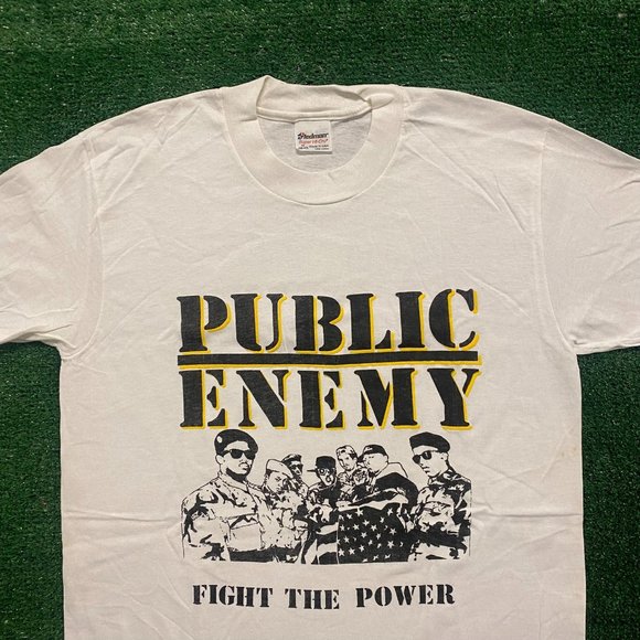 Deadstock NOS Public Enemy Vintage 90s Rap Hip Hop T-Shirt - Picture 2 of 5